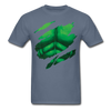 Hulk Ripped Shirt Unisex Classic T-Shirt - denim