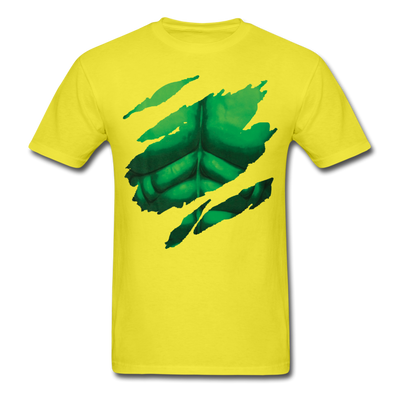 Hulk Ripped Shirt Unisex Classic T-Shirt - yellow