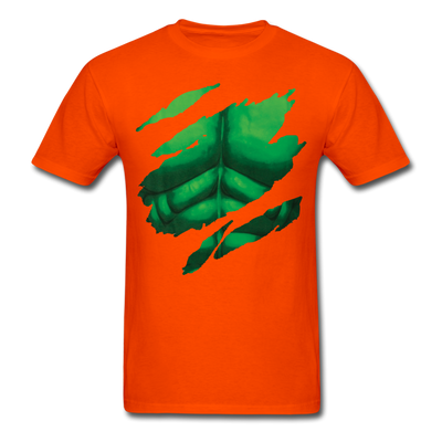 Hulk Ripped Shirt Unisex Classic T-Shirt - orange