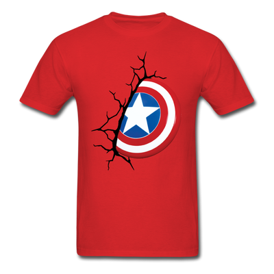 Captain America Shield Unisex Classic T-Shirt - red