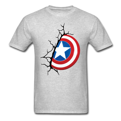 Captain America Shield Unisex Classic T-Shirt - heather gray