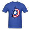 Captain America Shield Unisex Classic T-Shirt - royal blue