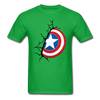 Captain America Shield Unisex Classic T-Shirt - bright green
