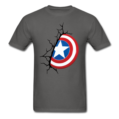 Captain America Shield Unisex Classic T-Shirt - charcoal