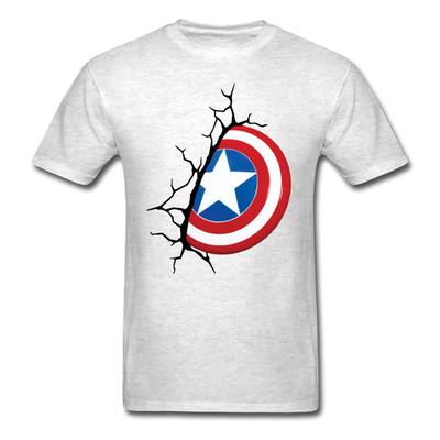Captain America Shield Unisex Classic T-Shirt - light heather gray