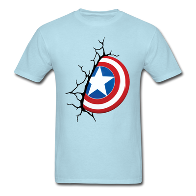 Captain America Shield Unisex Classic T-Shirt - powder blue