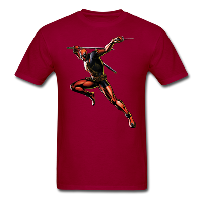 Deadpool Swords Unisex Classic T-Shirt - dark red