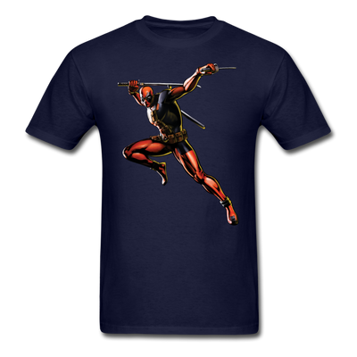 Deadpool Swords Unisex Classic T-Shirt - navy