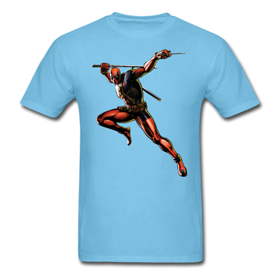 Deadpool Swords Unisex Classic T-Shirt - aquatic blue