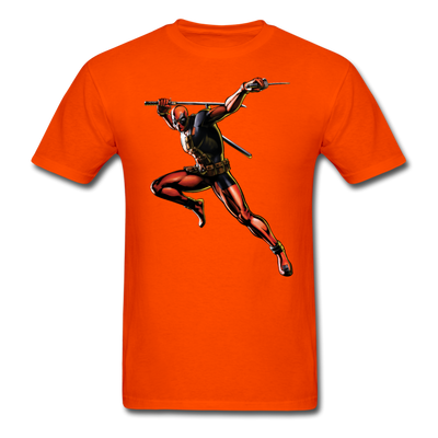 Deadpool Swords Unisex Classic T-Shirt - orange