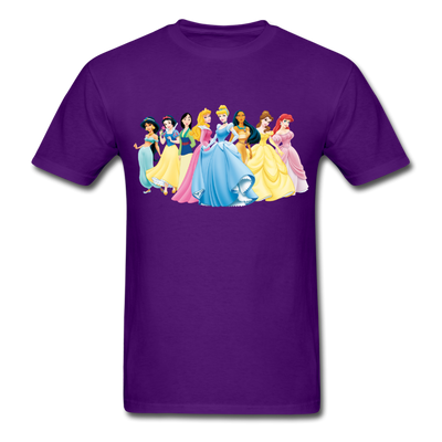 Disney Princesses Unisex Classic T-Shirt - purple