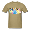 Disney Princesses Unisex Classic T-Shirt - khaki