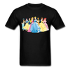 Disney Princesses Unisex Classic T-Shirt - black