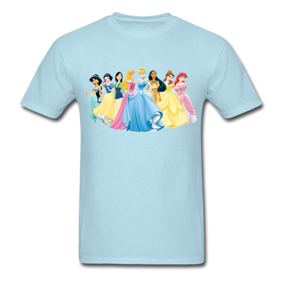 Disney Princesses Unisex Classic T-Shirt - powder blue