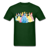 Disney Princesses Unisex Classic T-Shirt - forest green