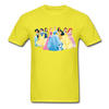 Disney Princesses Unisex Classic T-Shirt - yellow
