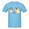 Disney Princesses Unisex Classic T-Shirt - aquatic blue