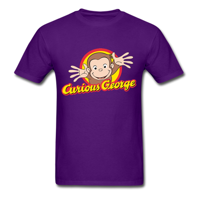 Curious George Unisex Classic T-Shirt - purple