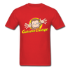 Curious George Unisex Classic T-Shirt - red