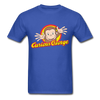 Curious George Unisex Classic T-Shirt - royal blue