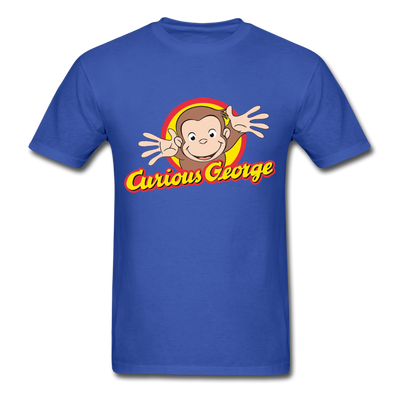 Curious George Unisex Classic T-Shirt - royal blue