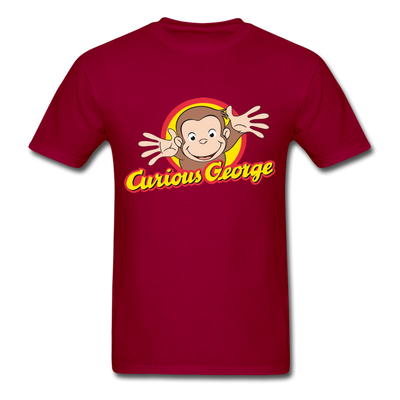 Curious George Unisex Classic T-Shirt - dark red