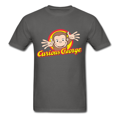 Curious George Unisex Classic T-Shirt - charcoal