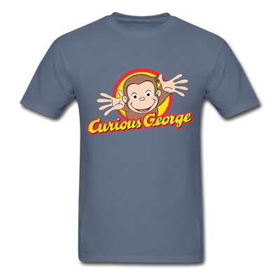 Curious George Unisex Classic T-Shirt - denim