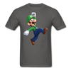 Luigi Unisex Classic T-Shirt - charcoal