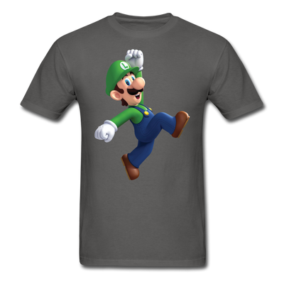 Luigi Unisex Classic T-Shirt - charcoal