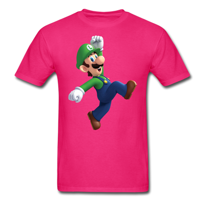 Luigi Unisex Classic T-Shirt - fuchsia