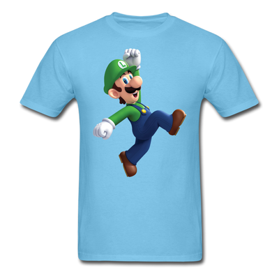 Luigi Unisex Classic T-Shirt - aquatic blue