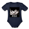 TBT Organic Short Sleeve Baby Bodysuit - dark navy