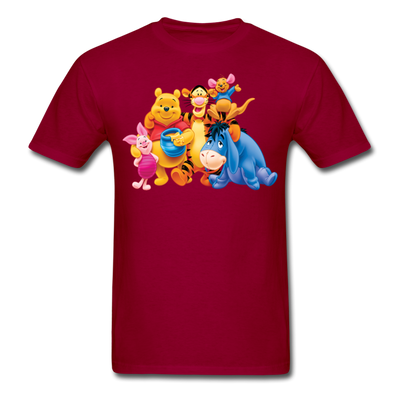 Winnie the Pooh Unisex Classic T-Shirt - dark red
