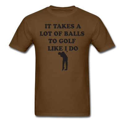 Funny Golf Unisex Classic T-Shirt - brown