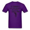 Funny Golf Unisex Classic T-Shirt - purple