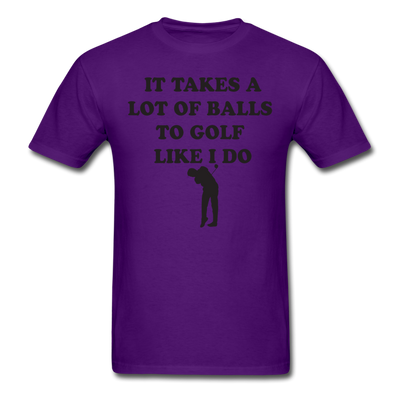 Funny Golf Unisex Classic T-Shirt - purple