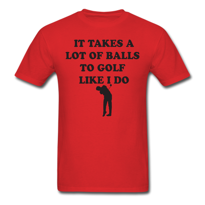 Funny Golf Unisex Classic T-Shirt - red