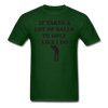Funny Golf Unisex Classic T-Shirt - forest green