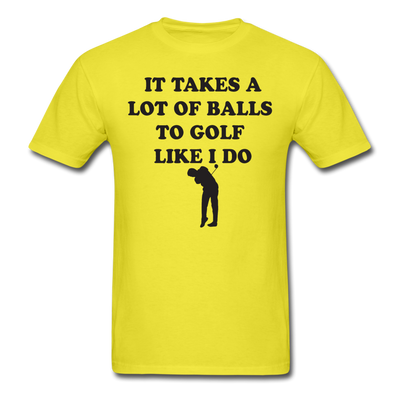 Funny Golf Unisex Classic T-Shirt - yellow