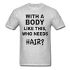 Funny Bald Unisex Classic T-Shirt - heather gray