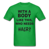 Funny Bald Unisex Classic T-Shirt - bright green
