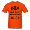 Funny Bald Unisex Classic T-Shirt - orange