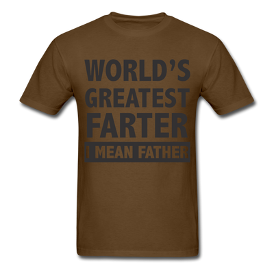 Funny Farter Unisex Classic T-Shirt - brown