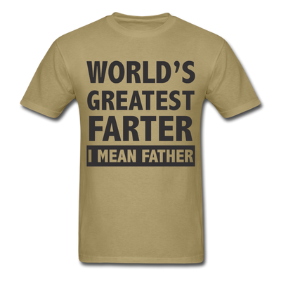 Funny Farter Unisex Classic T-Shirt - khaki