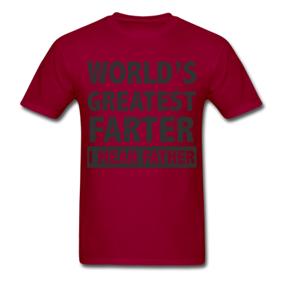 Funny Farter Unisex Classic T-Shirt - dark red