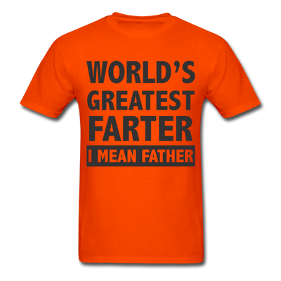 Funny Farter Unisex Classic T-Shirt - orange