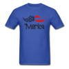 America Mustache Unisex Classic T-Shirt - royal blue