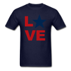 Love Unisex Classic T-Shirt - navy