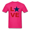 Love Unisex Classic T-Shirt - fuchsia
